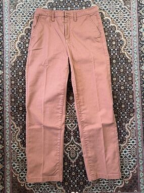 Never worn Brixton Straight Chinos in dusky rose/brown Size 27